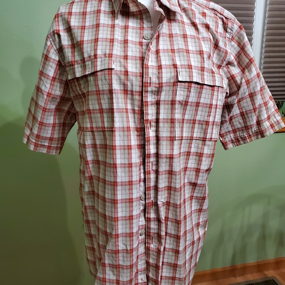 VanHeusen medium short sleeve button down.